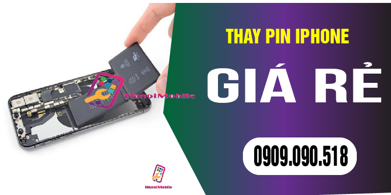 Hình 1: Thay Pin Thạch Bàn giá rẻ tại Hanoimobile